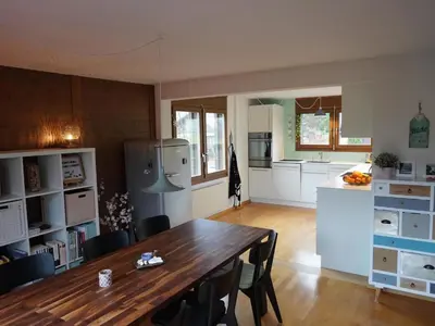 Küche/Küchenzeile in der Unterkunft Apartment Chalet Ilge by Interhome