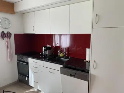 Küche/Küchenzeile in der Unterkunft Apartment Ferienwohnung Waldrand EG by Interhome