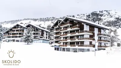 Ein allgemeiner Bergblick oder ein Berglick von der Ferienwohnung aus