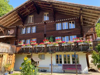 Das Gebäude in dem sich die Ferienwohnung befindet