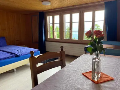 Ein Bett oder Betten in einem Zimmer der Unterkunft Birchihaus