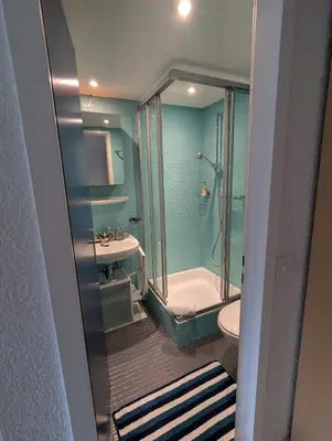 Ein Badezimmer in der Unterkunft Alpina Peaks
