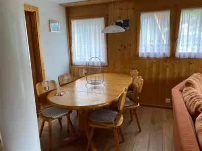 Ein Sitzbereich in der Unterkunft Résidence Platane B