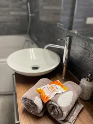 Ein Badezimmer in der Unterkunft Chalet Sträba