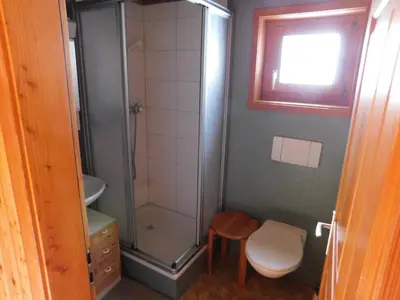 Ein Badezimmer in der Unterkunft Chalet Bortergade