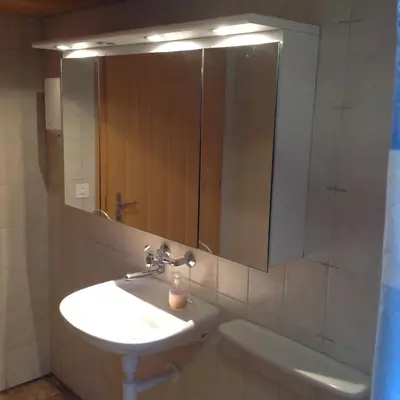 Ein Badezimmer in der Unterkunft Panorama Hotel Wagenkehr