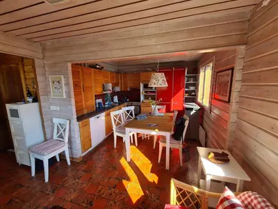 Küche/Küchenzeile in der Unterkunft Porkka COSY & QUIET chalet 8 pers
