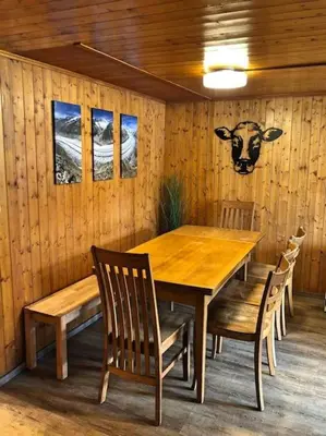 Grundriss der Unterkunft Cosy mountain apartment 5min walk from Gondola