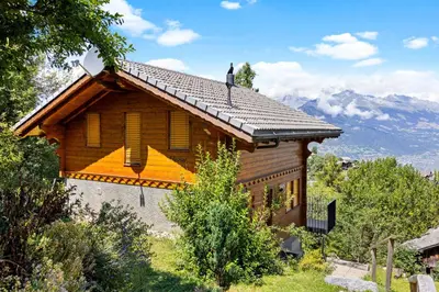 Naturlandschaft in der Nähe des Chalets
