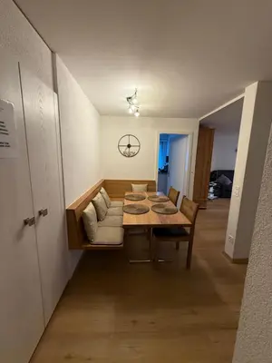 Ein Sitzbereich in der Unterkunft Saas-Fee Swiss Vacances