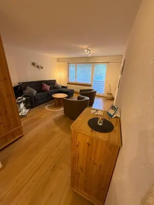 Ein Sitzbereich in der Unterkunft Saas-Fee Swiss Vacances