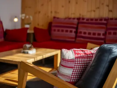 Ein Sitzbereich in der Unterkunft Apartment Haus Azur by Interhome