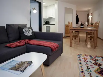 Ein Sitzbereich in der Unterkunft Apartment Pasadena-4 by Interhome