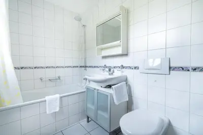 Ein Badezimmer in der Unterkunft Chalet Wassermandli