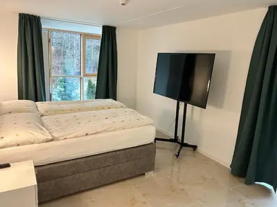 Ein Bett oder Betten in einem Zimmer der Unterkunft Crystal Vista