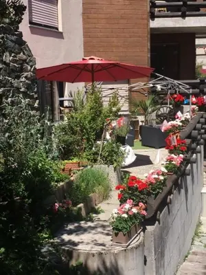 Ein Garten an der Unterkunft Bodmen 3 Apartments von Privat in Zermatt
