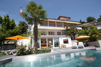 Der Swimmingpool an oder in der Nähe von Otium-Oberhofen