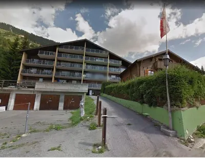 Ein allgemeiner Bergblick oder ein Berglick von der Ferienwohnung aus
