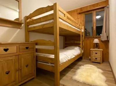 Ein Bett oder Betten in einem Zimmer der Unterkunft Marvellous apartment with view on the Alps!