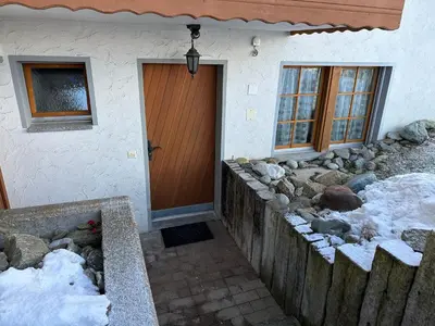 250m zur Hannigalp und Bergpanorama im Winter