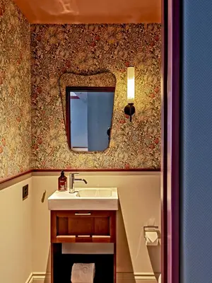 Ein Badezimmer in der Unterkunft Hotel Mürren Palace