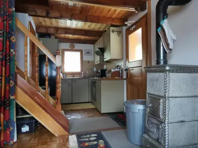 Küche/Küchenzeile in der Unterkunft Chalet Dixence
