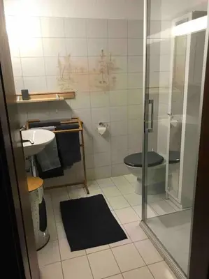 Ein Badezimmer in der Unterkunft Chez Marilyne