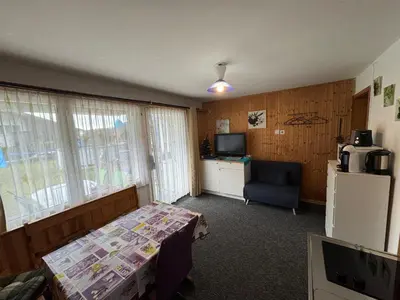 Küche/Küchenzeile in der Unterkunft Ferienwohnung Sonnenseite Brienz