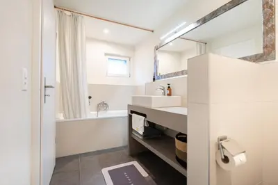 Küche/Küchenzeile in der Unterkunft Modern designed, luxury mountain view Apartment