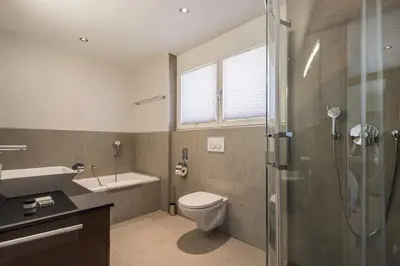 Ein Badezimmer in der Unterkunft Matthiol Appartements