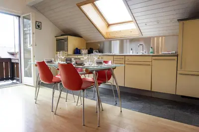 Küche/Küchenzeile in der Unterkunft Chalet Tilia Penthouse