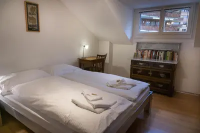 Ein Bett oder Betten in einem Zimmer der Unterkunft Chalet Tilia Penthouse