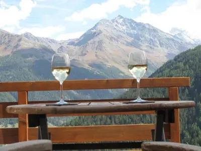 Naturlandschaft in der Nähe des Chalets