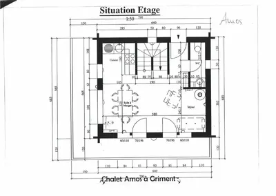 Grundriss der Unterkunft Chalet Amos