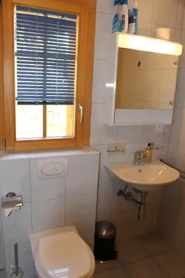 Ein Badezimmer in der Unterkunft Chalet Amos