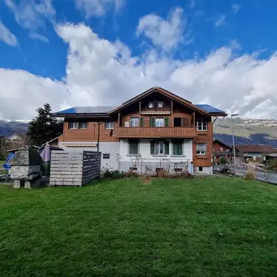 Family-friendly apartment with Alpine view