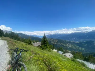Naturlandschaft in der Nähe des Chalets
