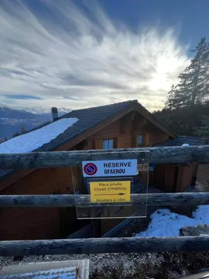 Naturlandschaft in der Nähe des Chalets