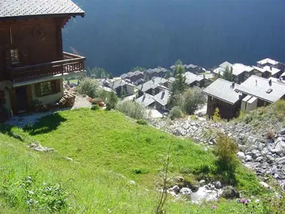 Naturlandschaft in der Nähe des Chalets