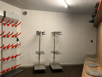 Das Fitnesscenter und/oder die Fitnesseinrichtungen in der Unterkunft Angelina