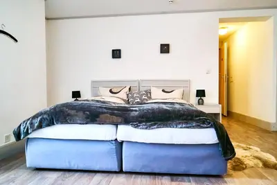 Ein Bett oder Betten in einem Zimmer der Unterkunft Tripple Room with Bathroom.