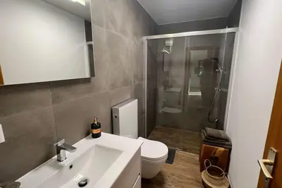 Ein Badezimmer in der Unterkunft Vista Alpina Lodge
