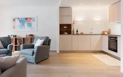Küche/Küchenzeile in der Unterkunft Haus-Ascot-Zermatt