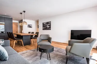 TV/Unterhaltungsangebot in der Unterkunft Apartment Walt 3.5 - GRIWA RENT AG
