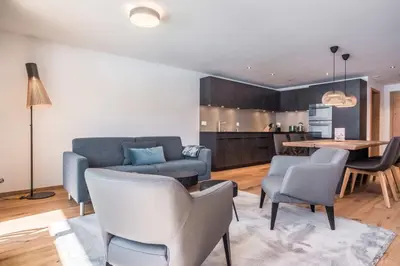 Küche/Küchenzeile in der Unterkunft Apartment Walt 3.5 - GRIWA RENT AG