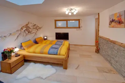 Ein Bett oder Betten in einem Zimmer der Unterkunft Chalet Alpoase