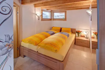 Ein Bett oder Betten in einem Zimmer der Unterkunft Chalet Alpoase