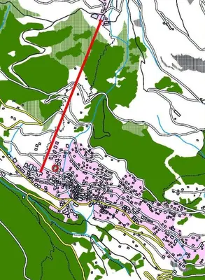 Grundriss der Unterkunft Apartment Grand Vallon
