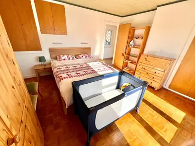 Ein Bett oder Betten in einem Zimmer der Unterkunft Chalet La Louise avec vue imprenable