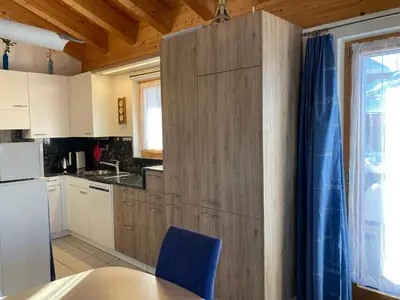 Küche/Küchenzeile in der Unterkunft Chalet Lalula